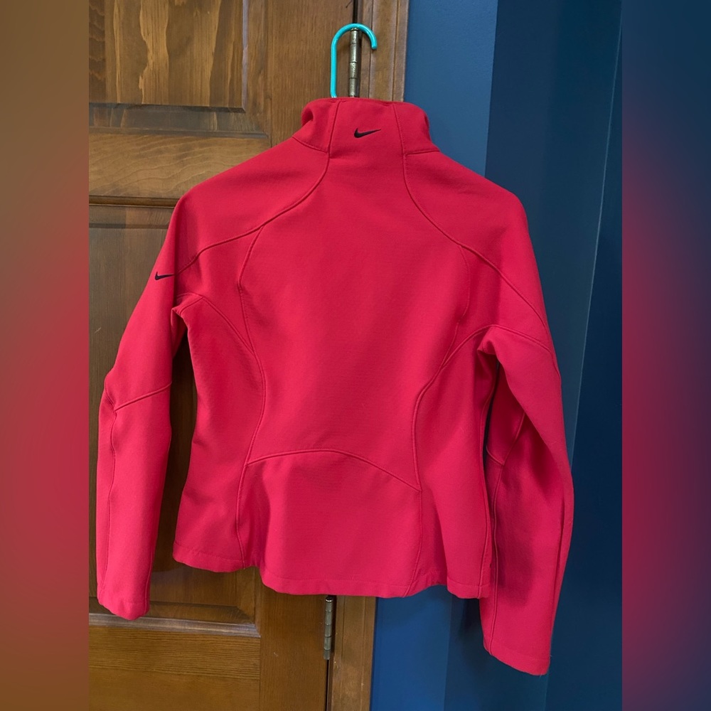 Nike Therma fit Track Jacket Small (4-6) Red - Picture 2 of 4